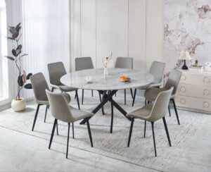 Modern Marble Dining Table Set A Perfect Blend of Elegance and Comfort